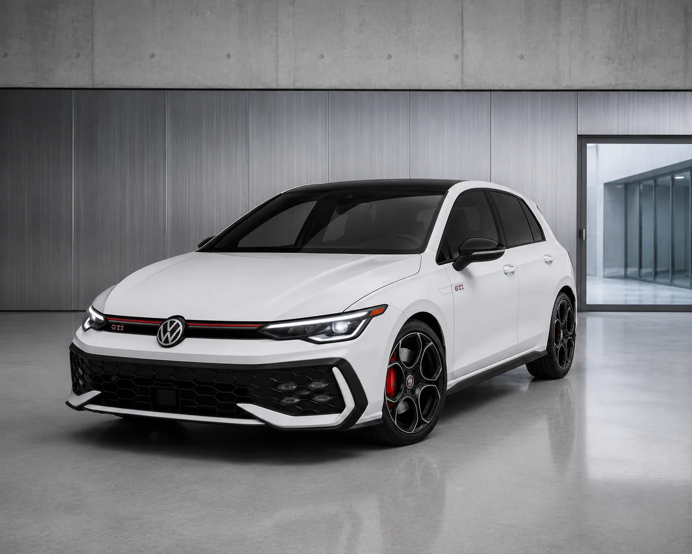 VW Golf GTI 2026 — front